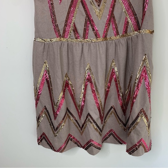 Kenzo Women’s Sequin Mini Dress Brown Size XL - Picture 11 of 16